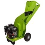 7 PS starker Thermo-Pflanzenhäcksler mit 2 Häckselmessern für Äste Ø 7 cm