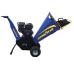 6,5 PS thermischer Pflanzenhäcksler Astschere Ø 10 cm Handstart 4T 196cm³ GOODYEAR Motor – Image 2