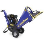 6,5 PS thermischer Pflanzenhäcksler Astschere Ø 10 cm Handstart 4T 196cm³ GOODYEAR Motor