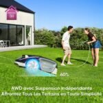 Sunseeker S5 AWD Akku-Mähroboter – 1600 m² – Steigungen bis zu 60 % – Bild 4
